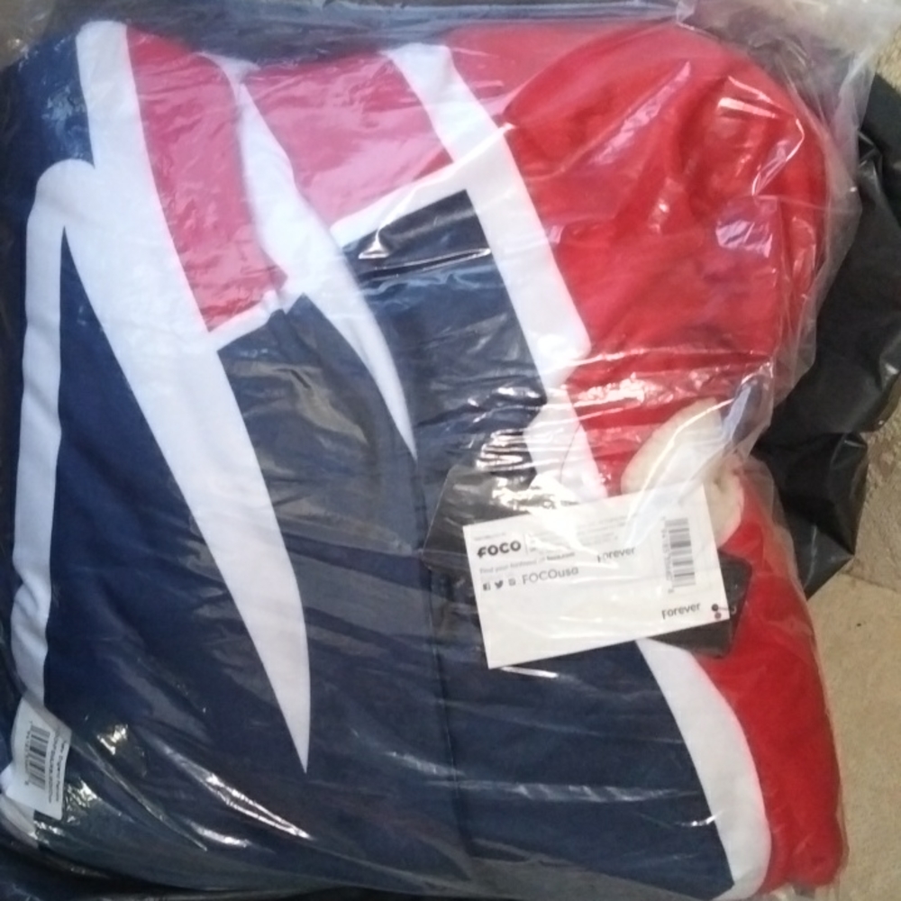 NFL Patriots Reversible Oversized Sherpa Hoodie